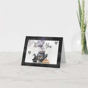 Carte De Remerciements Sorcière Cauldron Baby brasse du Baby shower