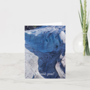 Carte De Remerciements Sortir Vagues Glacier