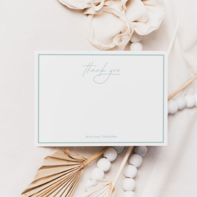 Carte De Remerciements Sous l'aquarelle marine Appartement nautique (Créateur téléchargé)