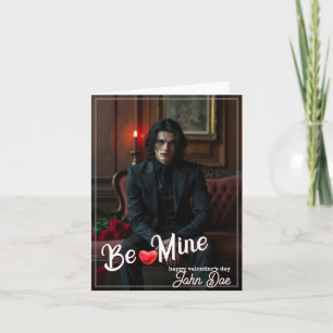 Carte De Remerciements Soyez Mienne – Portrait d'Art de la Saint-Valentin