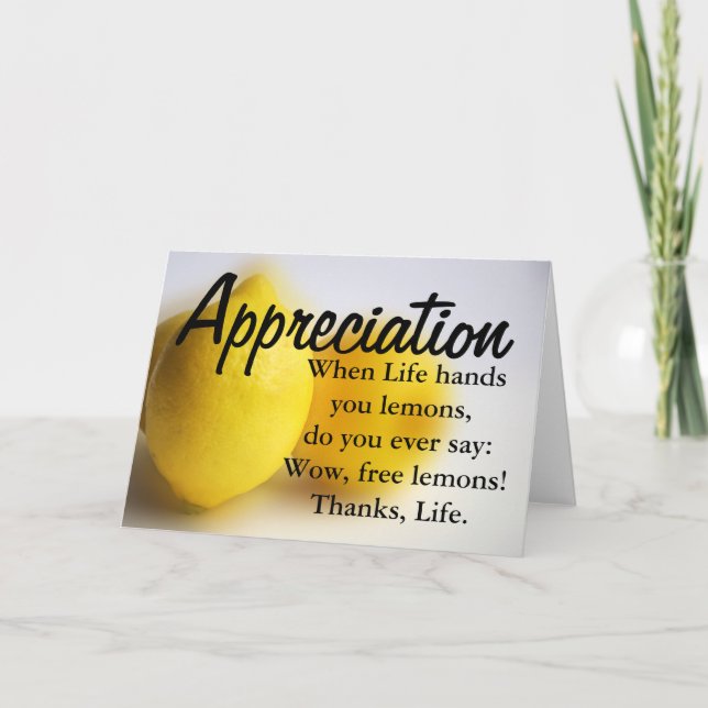 Carte De Remerciements Soyez reconnaissant et comptez vos bénédictions (Devant)