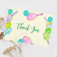 Sports Party Watercolor Pickleball thème Anniversa