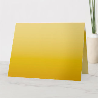 Carte De Remerciements SPRING MOOD – Soft Yellow | deep to light | 