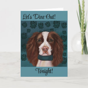 Carte De Remerciements Springer Spaniel anglais