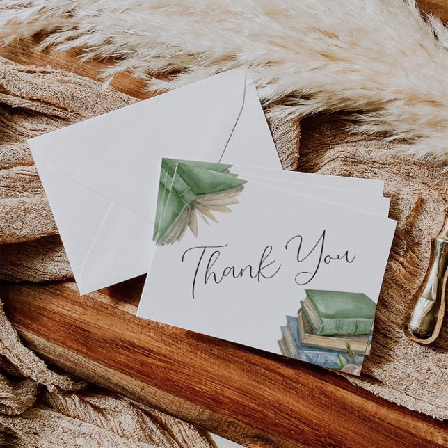 Carte De Remerciements Storybook Thème Nouveau Baby shower de chapitre (Créateur téléchargé)