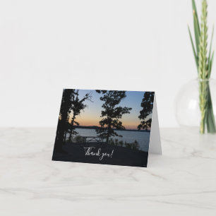 Carte de remerciements Sunset Rock Table