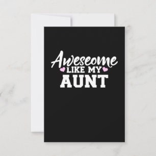 Carte De Remerciements Super comme ma tante