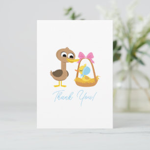 Carte De Remerciements Super Simple   5 Petits Canards Fête Prénatale de 