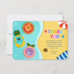 Carte De Remerciements Super Simple Bumble Numbs Anniversaire d'Été