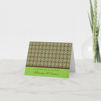 Carte de remerciements sur mesure (pomme/chocolat)