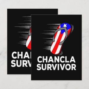 Carte De Remerciements Survivant de la chancla