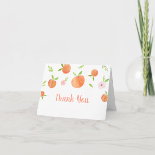 Carte De Remerciements Sweet As A Peach Anniversaire