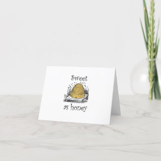 carte de remerciements "Sweet as Honey"