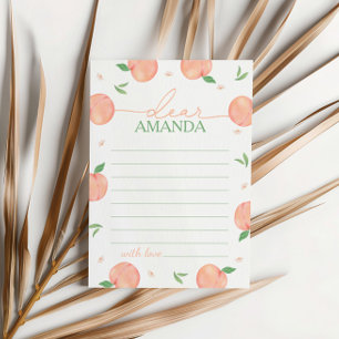 Carte De Remerciements Sweet As Peach Birthday Time Capsule Card