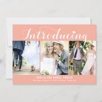 Sweet Introduction ÉDITABLE COULEUR Mariage Annonc