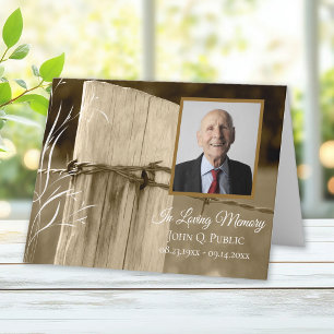 Carte De Remerciements Sympathie commémorative après les funérailles de l