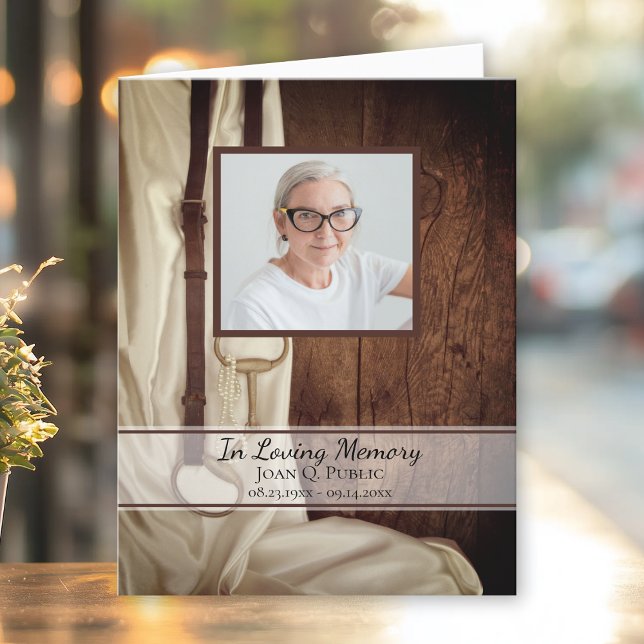 Carte De Remerciements Sympathie pour les funérailles occidentales du che (Créateur téléchargé)