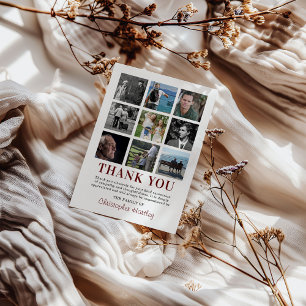 Carte De Remerciements Sympathy Photo Collections funéraires