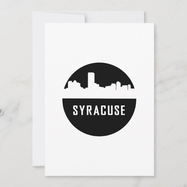 Carte De Remerciements Syracuse (Devant)