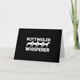 Carte De Remerciements T-shirt Rottweiler