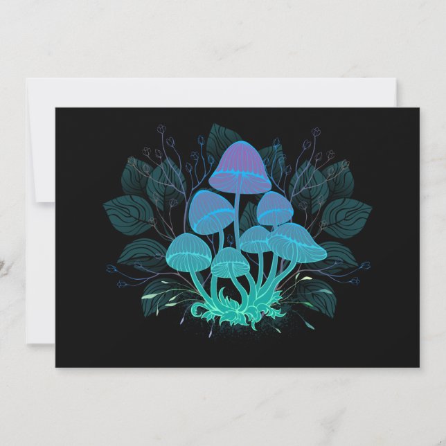 Carte De Remerciements Tabourets dans Bushes (Devant)
