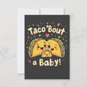 Carte De Remerciements Taco 'Bout a Baby Pregnancy Tao Cinco De Mayo