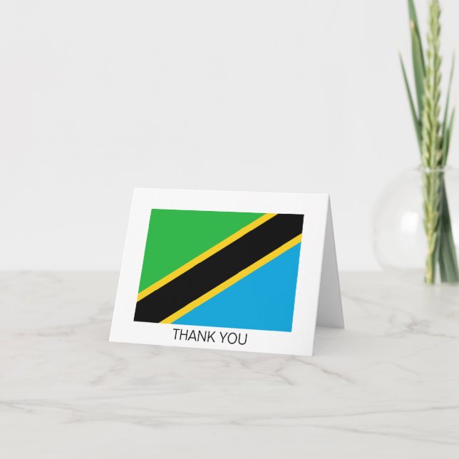 Carte De Remerciements Tanzanie (Devant)