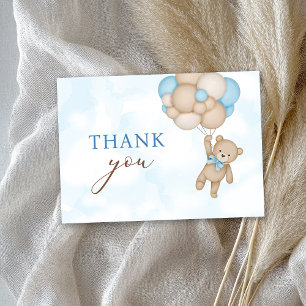 Carte De Remerciements Teddy Bear Baby