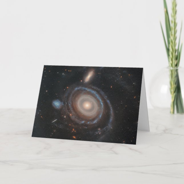Carte De Remerciements Télescope spatial Hubble Bullseye Galaxy (Devant)