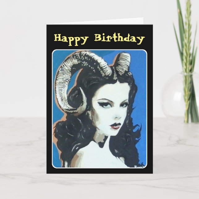 Carte De Remerciements 'Tentation dans la magie' Peinture sur une (Devant)