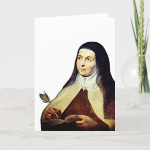 Carte De Remerciements Teresa d'Ávila par Rubens