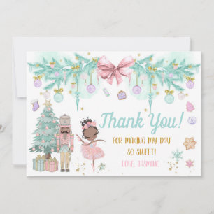 Carte De Remerciements Terre des sucreries Plum de sucre Fée Nutcracker M