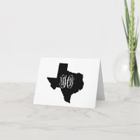 Texas Black White 3 Init Vin Monogramme do-it-your