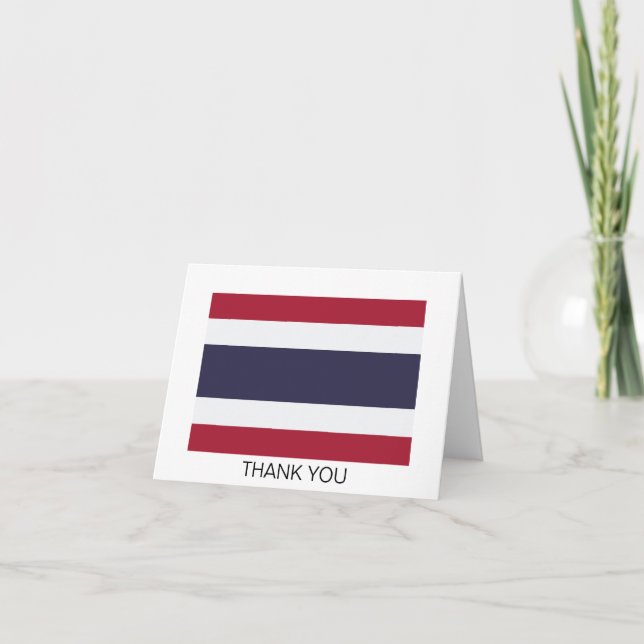 Carte De Remerciements Thaïlande (Devant)