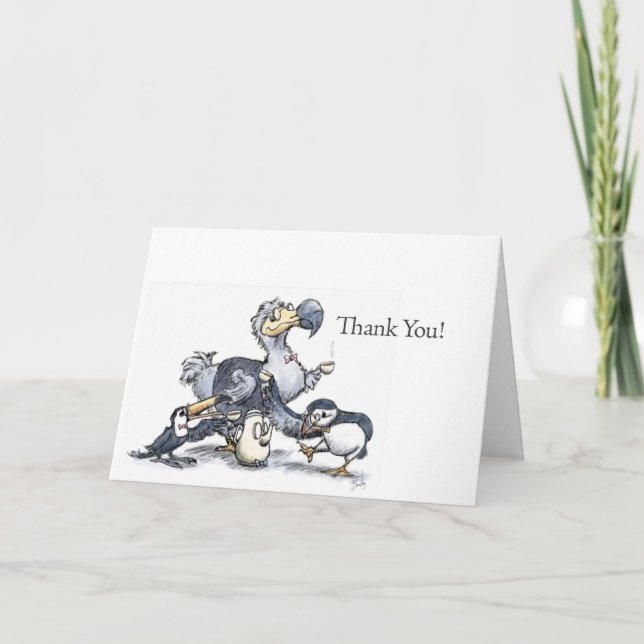 Carte De Remerciements Thank you ! (Devant)