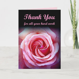 CARTE DE REMERCIEMENTS THANK YOU