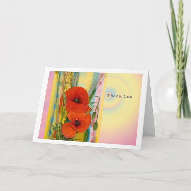 Carte De Remerciements Thank You (Devant)