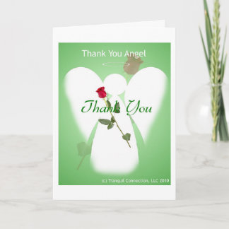 Carte De Remerciements Thank you Angel