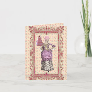 Carte De Remerciements Thank you cake notecard