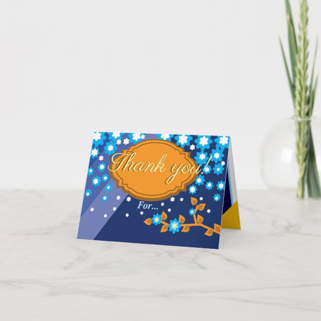 Carte De Remerciements Thank you card (Devant)