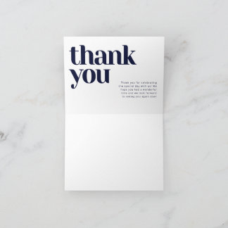 Carte De Remerciements Thank You Card