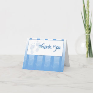 Carte De Remerciements Thank you card - Boy baby shower