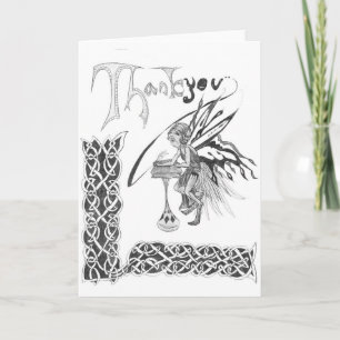 Carte De Remerciements Thank You Faerie Card