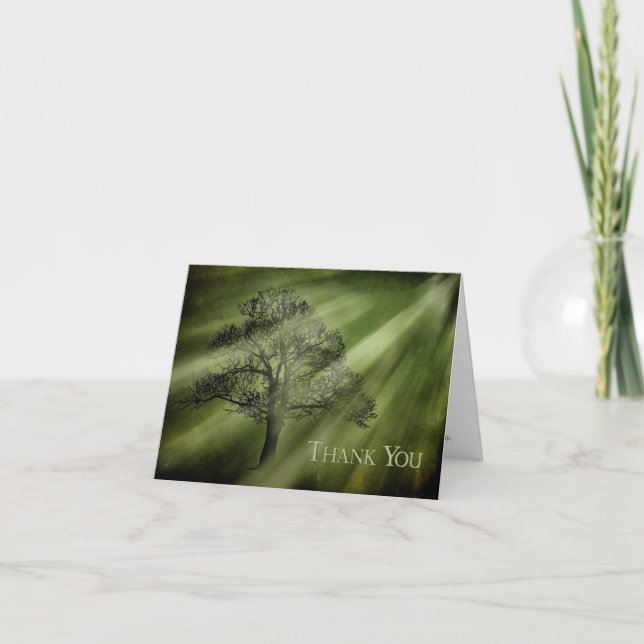 Carte De Remerciements Thank You Note Cards - Christian - Tree of Life (Devant)
