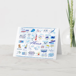 Carte De Remerciements Thank you note cards 'The ABC's of Hopetown'