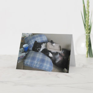 Carte De Remerciements Thanks for the Party with Cute Dog