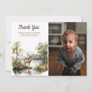 Carte De Remerciements The Big One   Anniversaire Rustique Anniversaire