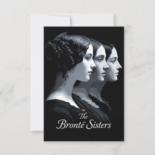 Carte De Remerciements The Brontë Sisters (Devant)