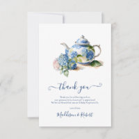 Thé dansant pour Baby Shower avec Hydrangeas bleus