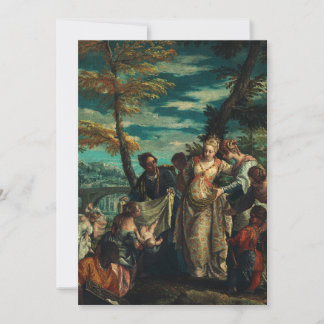 Carte De Remerciements The Finding of Moses by Veronese Fine Art